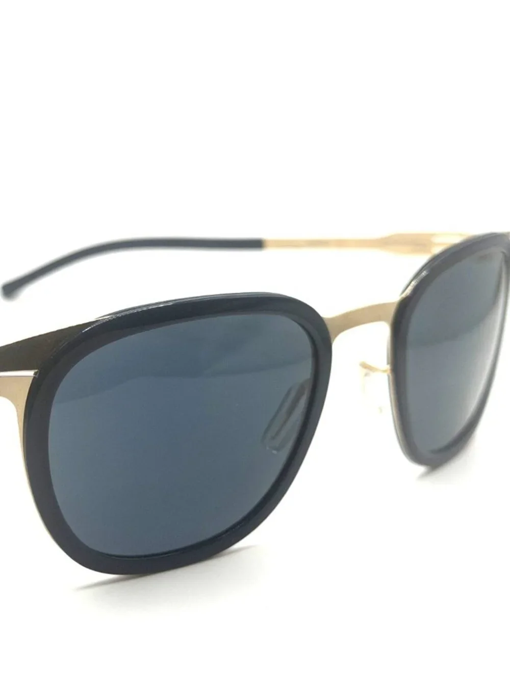 NEW IC! BERLIN RUMMELSBURG ROSE GOLD/BLUE UNISEX SUNGLASSES 50MM 23 145